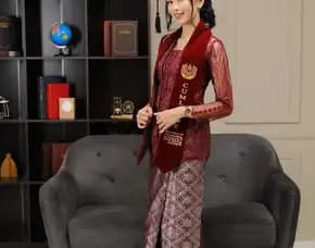 Pilihan Gen Z, Kebaya Modern Wisuda, Rok Lilit, Kondangan, Palangkaraya, Neng Lina Kebaya