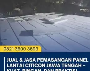 Loyal 0821 3600  3693 Jual Panel Lantai Citicon Jawa Tengah