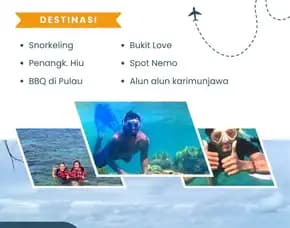 All In Perjalanan Karimunjawa 3 Hari 2 Malam Untuk 5 Orang Jogja Karimunjawa Bagus
