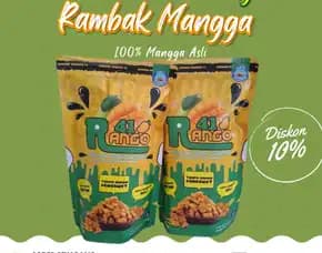 Camilan Sehat Rambak Mangga 500 Gram, Makan Tanpa Rasa Bersalah