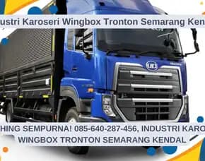 Finishing Sempurna, Industri Karoseri Wingbox Tronton Semarang Kendal