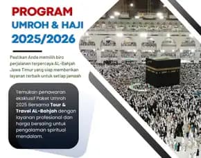 Travel Umroh Akhir Tahun 2025 Karangploso Malang Bersama Al Bahjah
