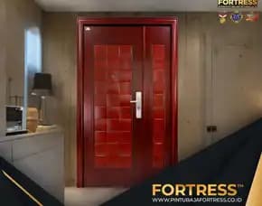 (Fortress) Pintu Utama Baja Ringan Kupu Tarung Di Palu