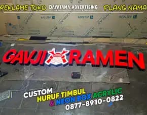 Dayatama Advertising Jasa Pembuatan Huruf Timbul Indramayu