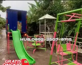 Contoh Ayunan Besi Sederhana Dan Perosotan Custom Kec Rungkut Kota Surabaya