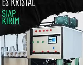 Mesin Es Batu Kristal 100 Kg.
