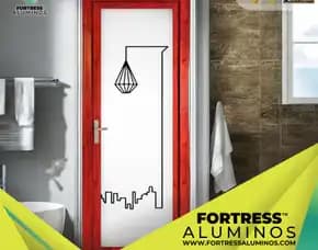 (Aluminos) Pintu Kamar Mandi Aluminium Motif Kayu Di Palu