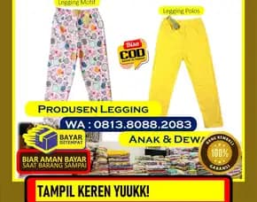 (Grosir'An) Pusat Legging Polos Anak Callysta Di Laguboti