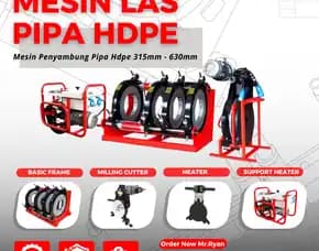 Amd Mesin Las Pipa Hdpe 630mm - Penyambung Pipa Hdpe 24 Inch