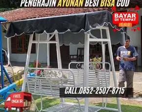Desain Model Ayunan Besi Pas Untuk Taman Rumah Estetik Kec Gamping Sleman