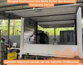 Karoseri Berdaya, Bengkel Pembuatan Box Mobil Badan Gizi Nasional Semarang Demak