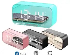 Speaker Bluetooth S10 5.0 Alarm Led Mirror Display Ultra Speaker Bluetooth Super Bass Radio Bluetoot