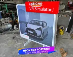 Neon Box Portable - Neon Box Event - Neon Box Akrilik