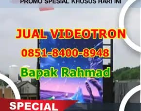 Wea (08x51 84oo 89x48) Jual Videotron Indoor Di Batu