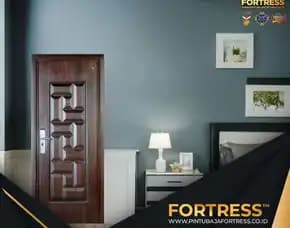 (Fortress) Pintu Rumah Dari Baja Ringan 1 Daun Di Palu