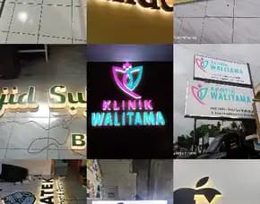 Papan Nama Toko Neonbox Hurruf Timbul