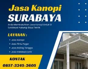 Jasa Kanopi Kenjeran 0857*3245*2605