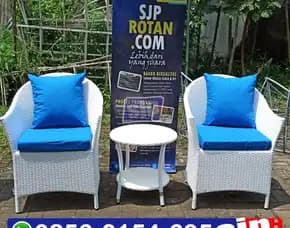 Pabrik Kursi Teras Rotan Sintetis Cocok Untuk Kafe Dan Taman
