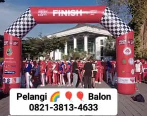Pelangi Balon Yogyakarta Balon Gate Gapura Start Finish