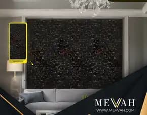 (Mevvah) Wallpanel Pvc Marmer Ungu Di Palu
