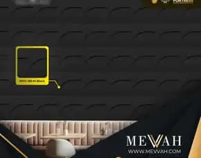 (Mevvah) 3d Bedroom Wall Panel Pvc Black Di Sanggau