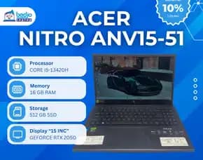Laptop Acer Nitro Anv15-51 Tergokil Di Malang