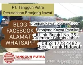Sale !!! Pabrik Bronjong Kawat Sni Di Moro, Karimun