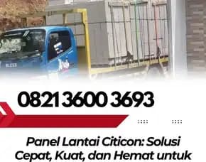 Hemat Waktu – 0821 3600  3693 Jual Panel Lantai Citicon Jawa Tengah