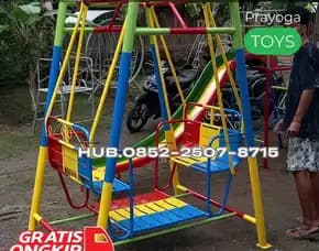 Contoh Ayunan Besi Custom Dan Perosotan Anak Kec Boyolangu Tulungagung