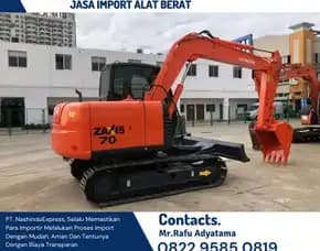 Jasa Import Excavator | Jasa Import Alat Berat Terpercaya