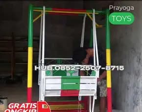 Desain Ayunan Besi Minimalis Dan Mangkok Putar Kec Campurdarat Tulungagung