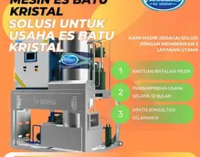 Mesin Buat Es Kristal, Makassar Sulsel
