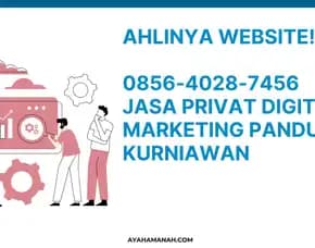 Ahlinya Website! 0856-4028-7456 Jasa Privat Digital Marketing Pandu Kurniawan