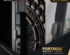 (Fortress) Smart Door Lock Rfid Card Unlock Di Palu