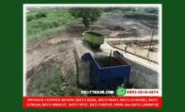 Fabrikasi Stone Crusher Alat Pemecah Batu Bijih Bauksit Bintan