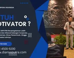 Motivator Tim Building Sukoharjo, Terpercaya & Solutif, Dian Saputra