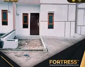 (Fortress) Pintu Garasi Rumah Subsidi Di Pekalongan