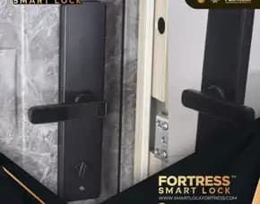 (Fortress) Smart Lock Door Phone Verification Unlock Di Melawi