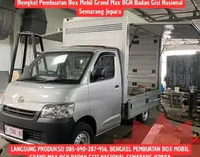 Rangka Kuat, Bengkel Pembuatan Box Mobil Grand Max Bgn Badan Gizi Nasional Semarang Jepara