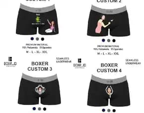 Boxer Custom Foto Celana Dalam Custom Foto Anti Pelakor Celana Dalam Viral Anti Pelakorrr