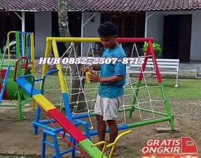 Contoh Ayunan Besi Anak Untuk Taman Rumah Belakang Kec Kemlagi Mojokerto
