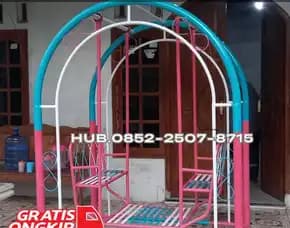 Contoh Ayunan Besi Custom Dan Perosotan Anak Kec Doko Blitar