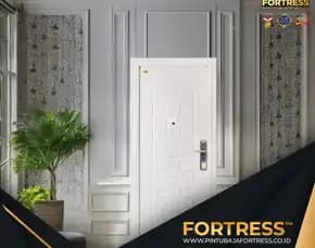 (Fortress) Pintu Kamar Tidur Baja 2 Daun Di Palu