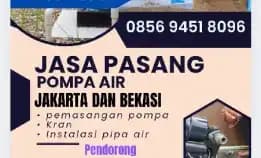 0856 9451 8096 Jasa Pasang Pompa Air, Tukang Pompa Air Cipinang Muara Jakarta Timur