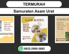 Termurah, 0822-2000-3882 Distributor Samuraten Asam Urat Manokwari