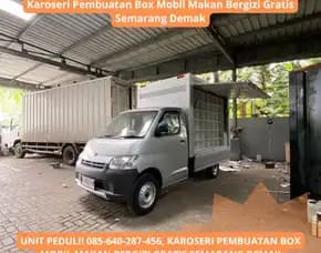 Unit Peduli, Karoseri Pembuatan Box Mobil Makan Bergizi Gratis Semarang Demak