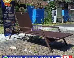 Sunbed Pool Sun Lounger, Lounge Chair, Day Bed Rotan Sintetis