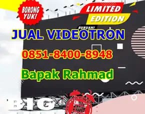 Wa 0851-84oo-8948, Jual Videotron Wedding Di Bontang