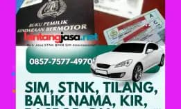 Termurah 0857-7577-4970 Bayar Setelah Jadi Balik Nama Kendaraan Terpercaya Di Jakarta Selatan Bintangjasa.Net