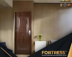 (Fortress) Pintu Besi Baja 2 Daun Di Palu